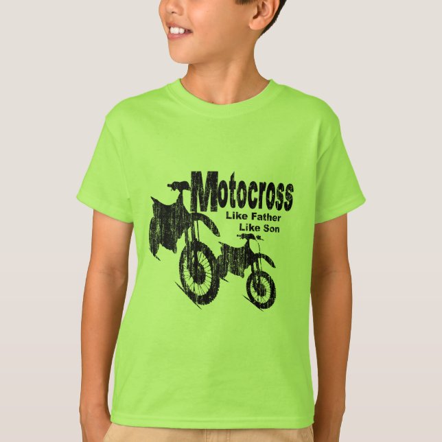 Motocross Father/Son T-Shirt (Front)