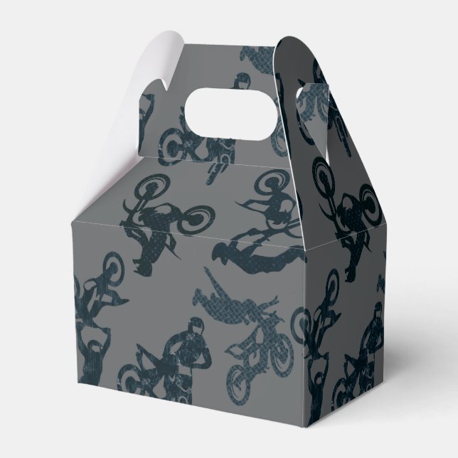 Motocross Favour Box (Back Side)