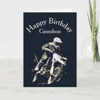 Motocross Grandson Birthday Sport Motorcycle Race