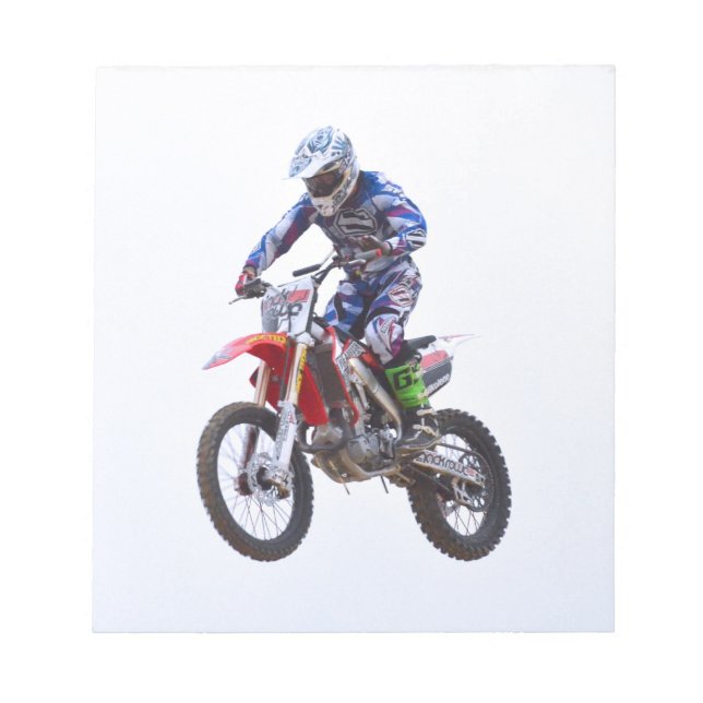 Motocross Jump Notepad (Front)
