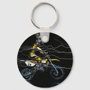 Motocross Key Ring
