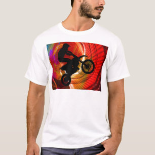 Motocross Light Streaks in a Windtunnel T-Shirt