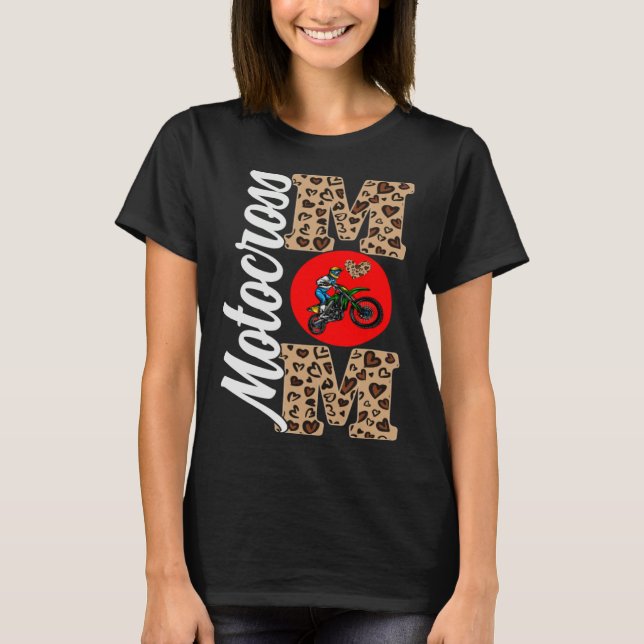 Motocross Mom Motheru2019s Day Motocross Sport  Wo T-Shirt (Front)