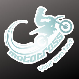 Motocross moto cross dirtbike label