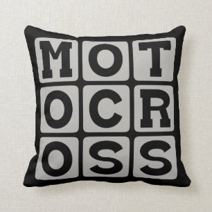 Motocross, Motorcycle Sport Cushion