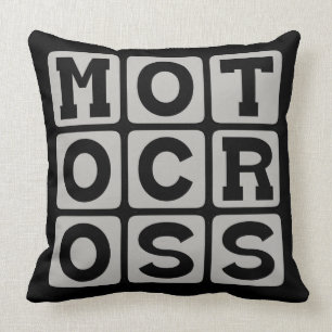 Motocross, Motorcycle Sport Cushion