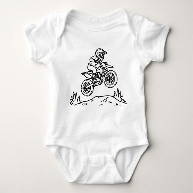 Motocross MudMxx Body Baby Bodysuit (Front)