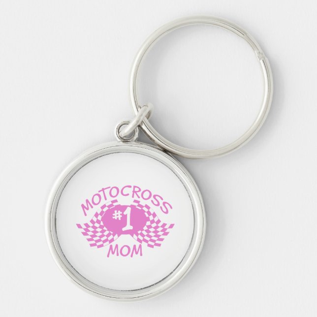 Motocross Mum Key Ring (Front)