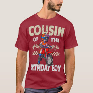 Motocross MX Cousin Birthday Boy MX Family Dirt T-Shirt