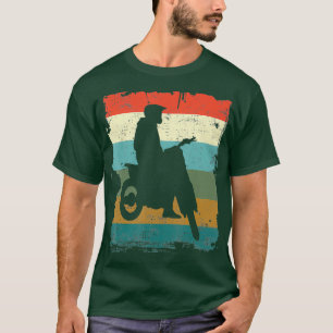 Motocross MX Motorrad Bike Retro Biker Vintage T-Shirt