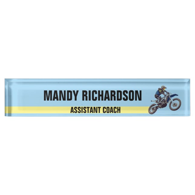 Motocross Nameplate (Front)