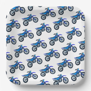 Motocross Paper Plates, Dirt Bike Party Plate
