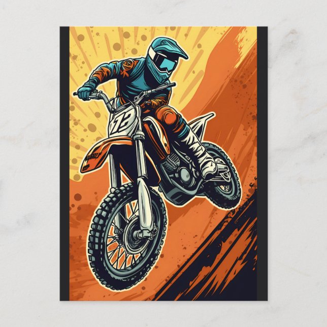 Motocross Postcard (Front)