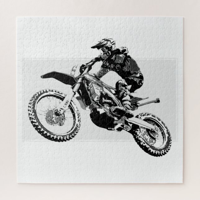 Motocross Racer Design    Jigsaw Puzzle (Vertical)