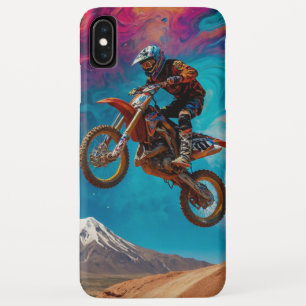 Motocross Racer on Mountain Slope Case-Mate iPhone Case