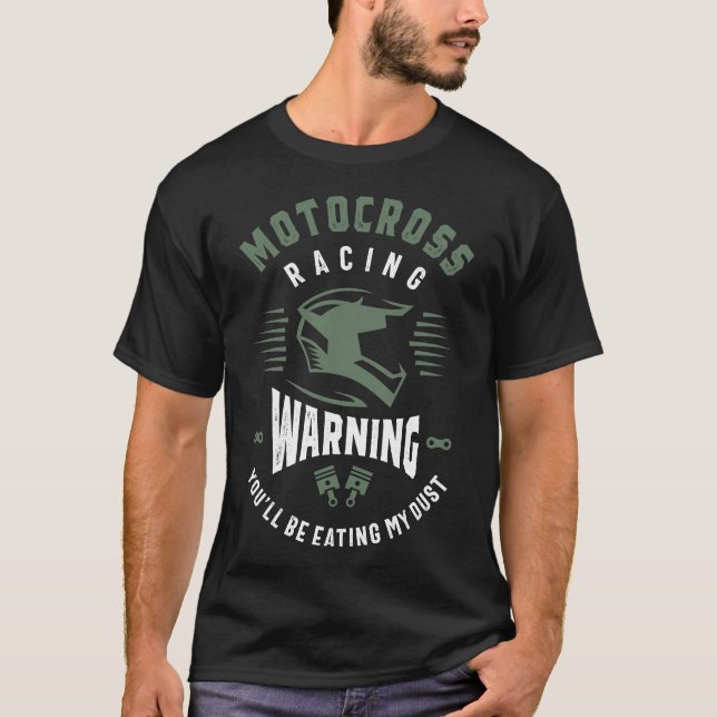 Motocross Racing Art T-Shirt (Front)