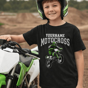 Motocross Racing Dirt Bike Rider Racing - Custom T-Shirt