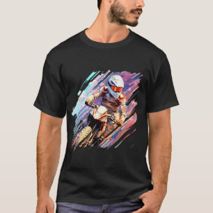 Motocross Racing Fast Speed Competition Abstract T-Shirt