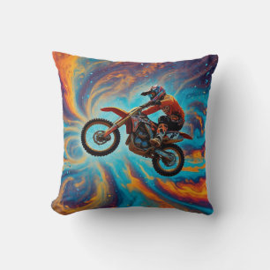 Motocross Rider and Dreamscape Cushion