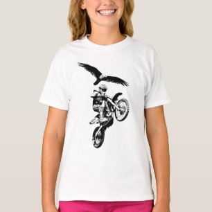 Motocross Rider and Eagle T-Shirt