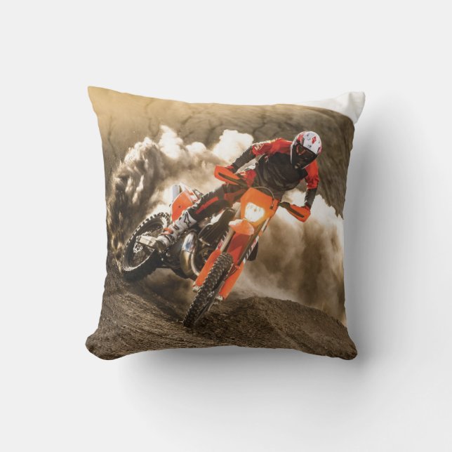 Motocross Rider Cushion (Front)