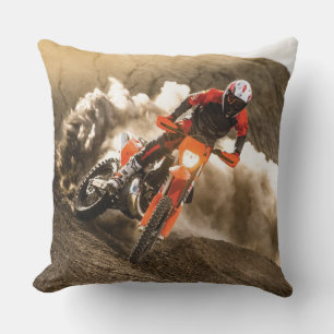 Motocross Rider Cushion