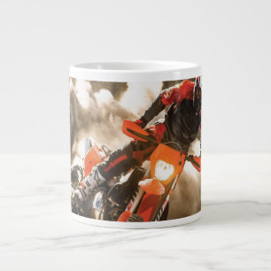 Motocross Rider Large Coffee Mug