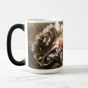 Motocross Rider Magic Mug