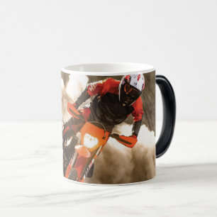 Motocross Rider Magic Mug