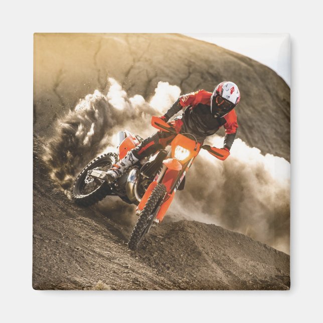 Motocross Rider Magnet (Front)