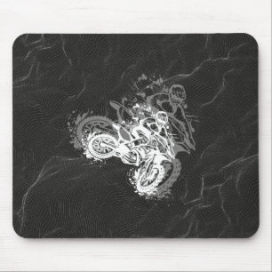 motocross rider mouse pad