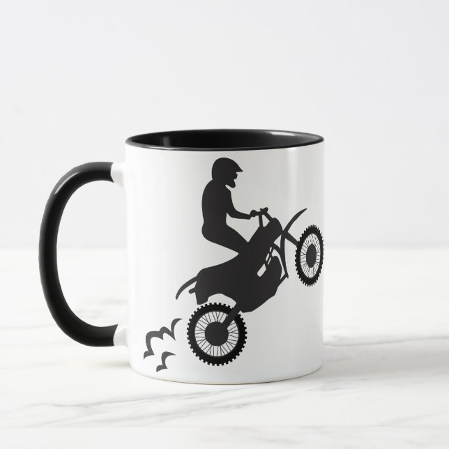 Motocross Rider Mug (Left)