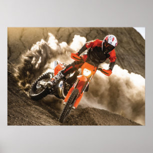 Motocross Rider Poster