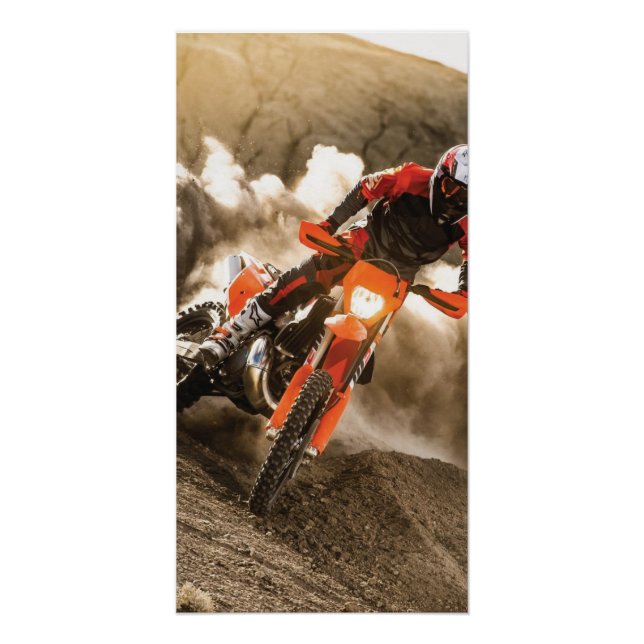 Motocross Rider Poster (Front)