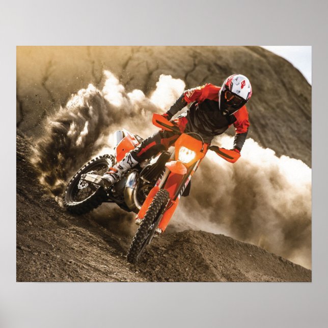 Motocross Rider Poster (Front)