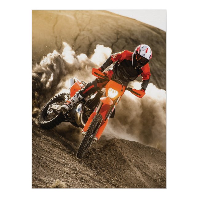 Motocross Rider Poster (Front)