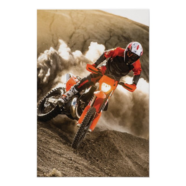 Motocross Rider Poster (Front)