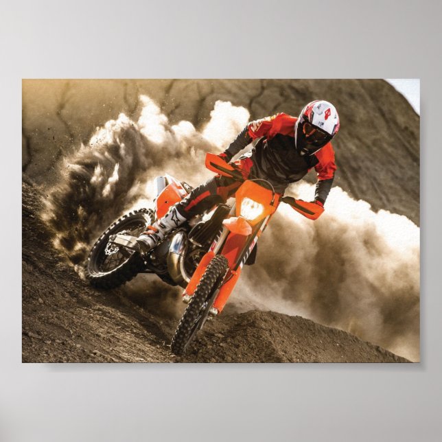 Motocross Rider Poster (Front)
