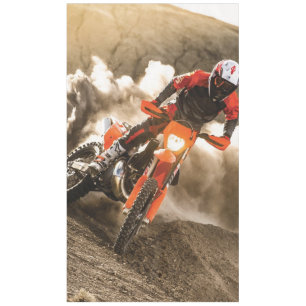 Motocross Rider Tablecloth