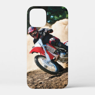Motocross rider throw pillow iPhone 12 mini case