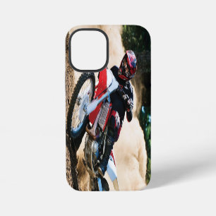Motocross rider throw pillow iPhone 12 mini case