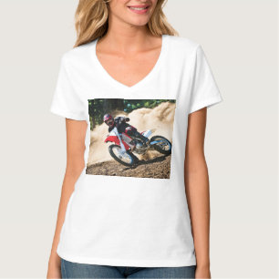 Motocross rider throw pillow T-Shirt