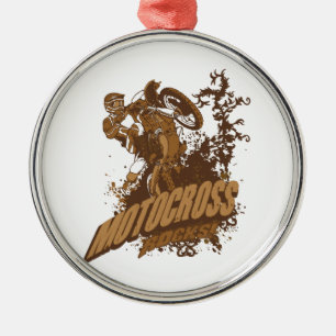 Motocross Rocks! Metal Tree Decoration
