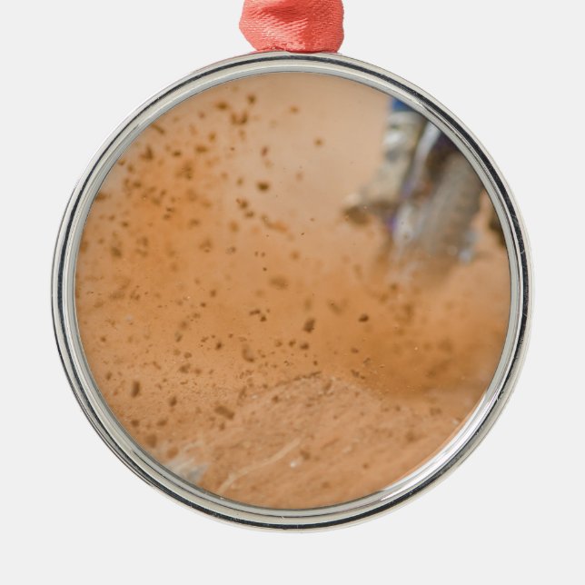 Motocross Roost Metal Tree Decoration (Front)