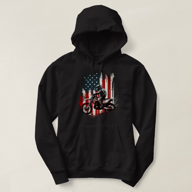 Motocross Supercross FMX riders Dirt Bike Freestyl Hoodie (Design Front)