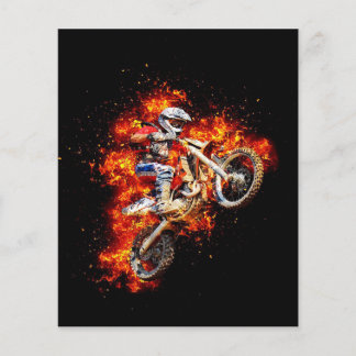 Motocross Wall Art  Flyer