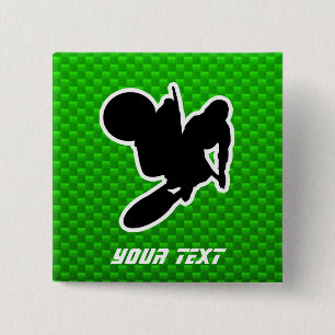 Motocross Whip 15 Cm Square Badge