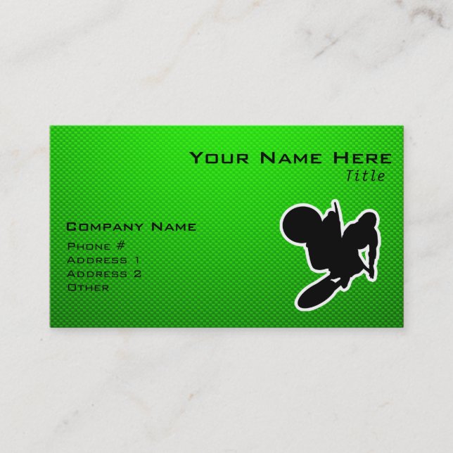 Motocross Whip Business Card (Front)