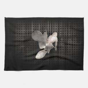 Motocross Whip; Cool Black Tea Towel