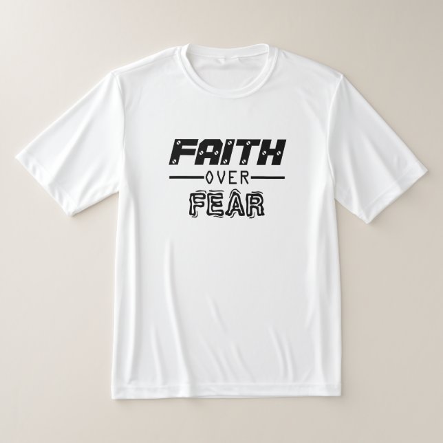 MotoMort Faith Over Fear T-Shirt (Laydown)